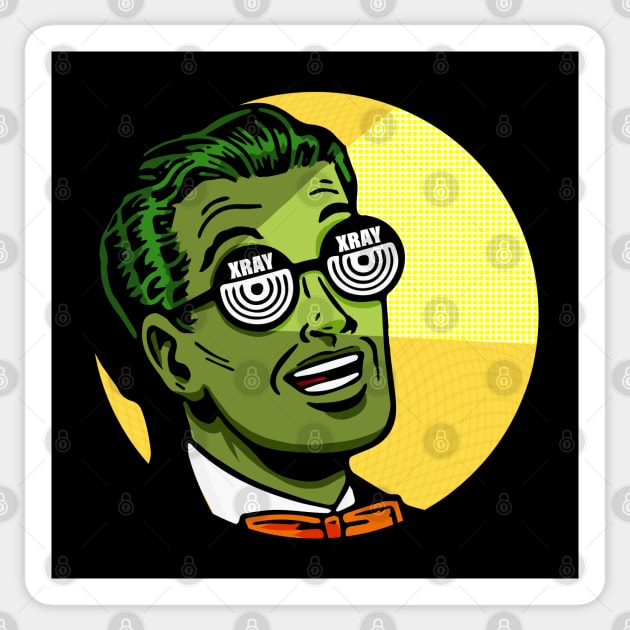 X-Ray Zombie Sticker by Doc Multiverse Designs